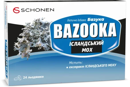 Базука Исландский Мох леденцы №24