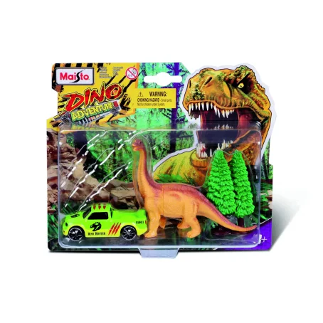 Набор игрушечный Maisto "Dino Adventure" машинка с фигуркой динозавра, в ассортименте арт.15462