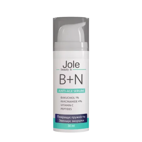 Сыворотка с бакучиолом 1% и ниацинамидом 4% JOLE Bakuchiol 1% & Niacinamide 4% Serum, 30 мл