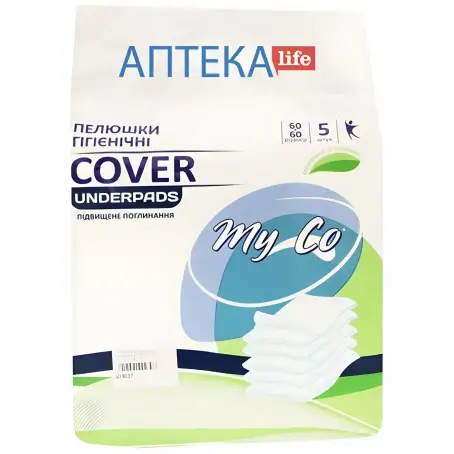 Пелюшки гігієнічні MyCo Cover 60х60 см №5