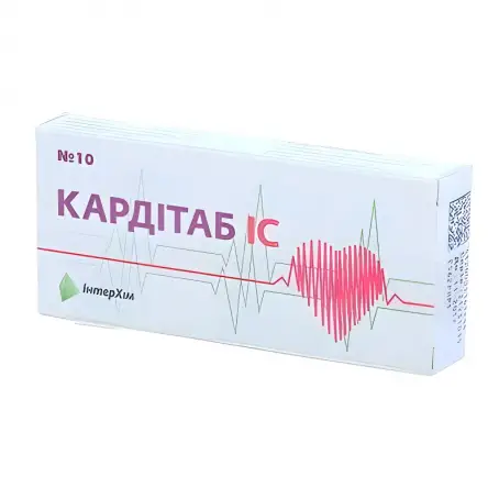 Кардітаб IC №10 таблетки