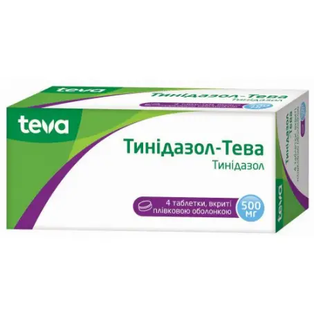 ТИНИДАЗОЛ 500 мг N4 табл. п/о