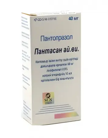 ПАНТАСАН 40 мг пор. для п ін. р-ну фл. + р-к