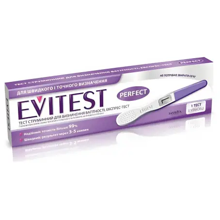 Тест-струйный для определения беременности "Evitest"