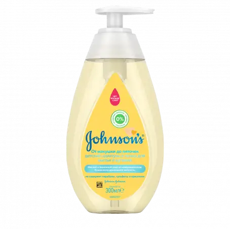 Johnson's® Baby пена-шампунь 300 мл от макушки до пяток