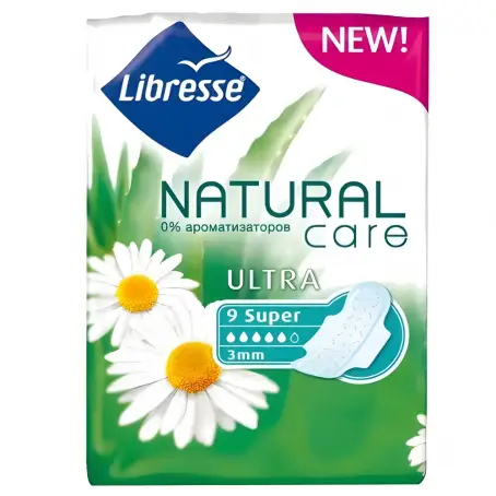 Libresse Natural Care Ultra Clip Super №9 прокладки