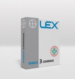 Презервативы LEX Ribbed N3 ребристые