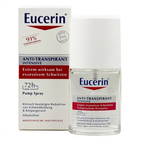 Eucerin антиперспирант 72 ч против повышенной потливости, 30 мл