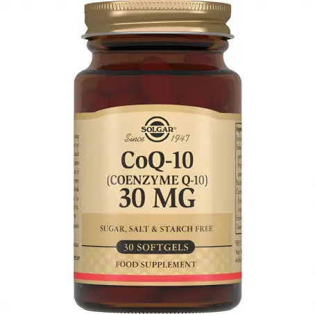 Солгар Коензім Q10 капсули по 30 мг, 30 шт.