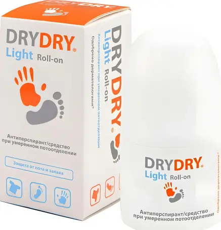 Дезодорант для тела Dry Dry Light Antiperspirant шариковый 50 мл