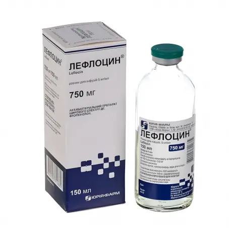 Лефлоцин 0.5% 150 мл раствор