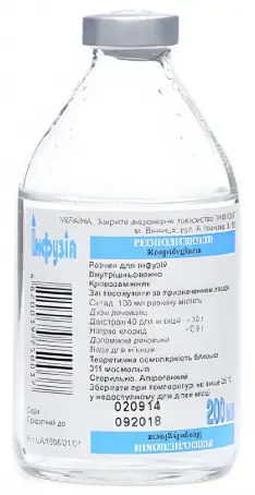 Реополиглюкин 200 мл раствор для инфузий