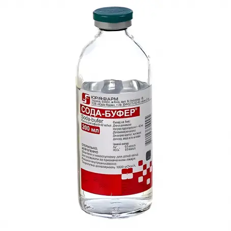 Сода-буфер раствор для инфузий 4,2%, 200 мл