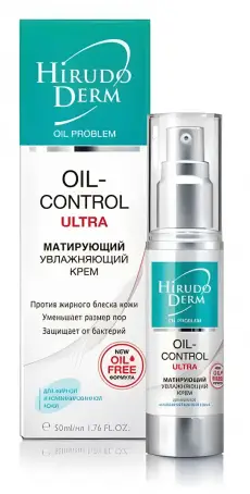 Hirudo Derm Oil-Control Ultra зволожуючий крем, що матує, 50 мл