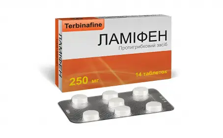 ЛАМІФЕН 250 мг №14 табл.