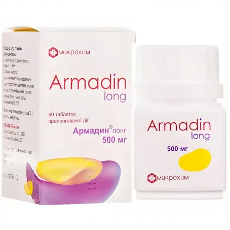 Армадін Лонг таблетки по 500 мг, 40 шт.