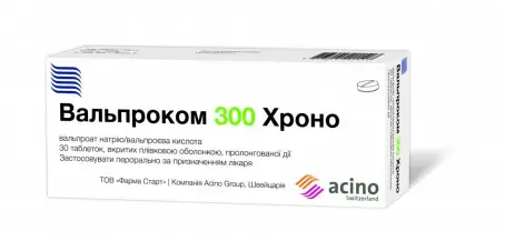 Вальпроком 300 хроно №100 таблетки