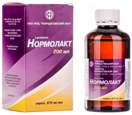 Нормолакт сироп 670 мг/мл, 200 мл