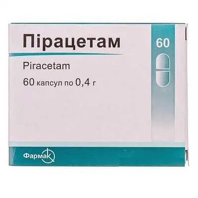 Пірацетам капсули 0,4 г №60