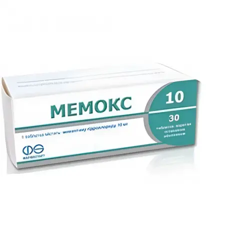 Мемокс таблетки від хвороби Альцгеймера 10 мг №30