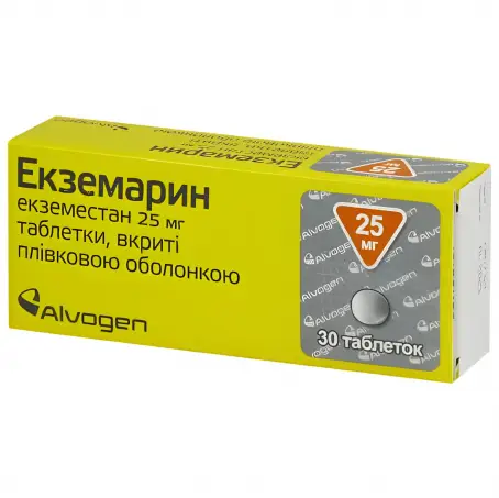 ЕКЗЕМАРИН 25 мг №30 табл. в/о
