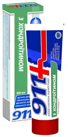 911 с хондроитином гель-бальзам для суставов 100 мл