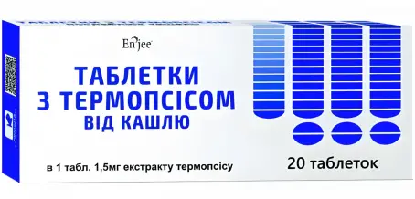 En'jee 1.5 мг № 20 таблетки с термопсисом