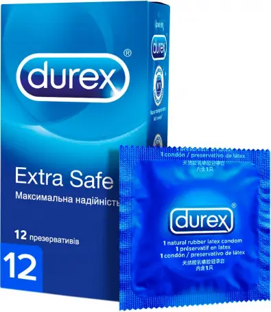 Презервативы Durex (Дюрекс) Extra Safe для максимальной надежности №12