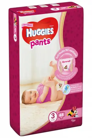 ПІДГУЗ-ТРУСИКИ HUGGIES PANTS 3 (6-11 кг) №44 Girl