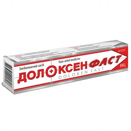 Долоксен Фаст знеболювальна мазь 61,1 мг/г туба 50 г