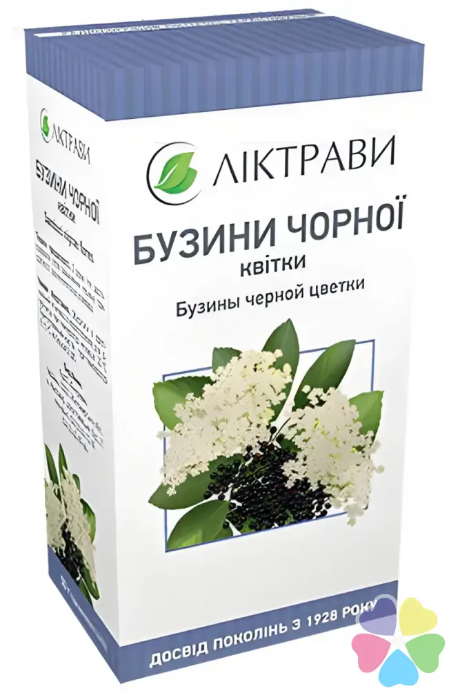 Бузины цветы сбор, 40 г - в наличии: 120+ аптек Киев Львов