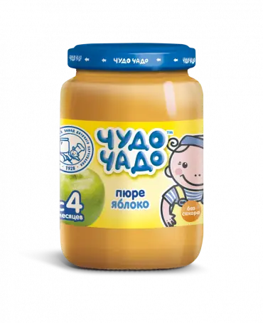 Чудо-Чадо Пюре Яблуко 170г б/цукр