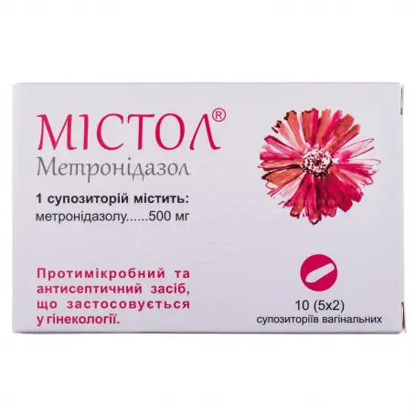 Мистол 500 мг №10 суппозитории вагинальные