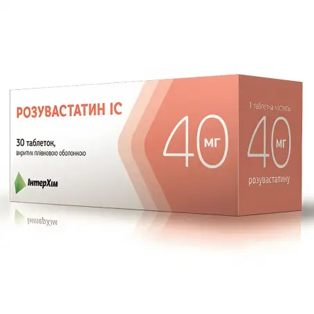 Розувастатин IC 40 мг №30 таблетки