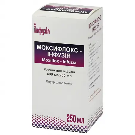 Моксифлокс-Инфузия раствор для инфузий по 400 мг/250 мл, 250 мл
