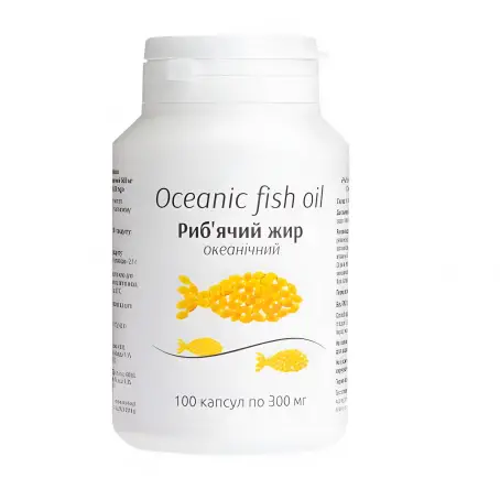 Риб'ячий жир океанічний для дітей капсули по 300 мг, 100 шт.