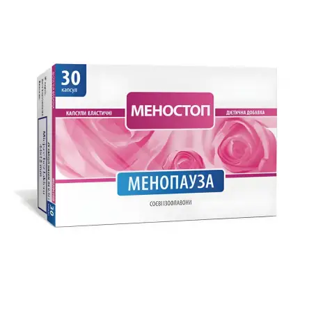 Меностоп капсулы для женщин в период менопаузы, 30 шт.