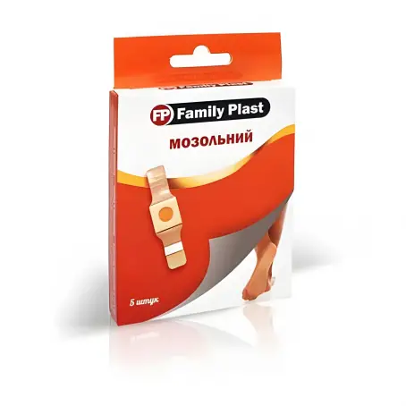 FP Family Plast 2смх6см №5 пластырь мозольный