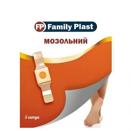 ПЛАСТ. FAMILY PLAST МОЗОЛ. 19 х 72 мм №5