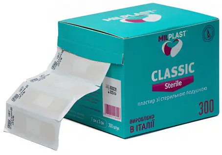 ПЛАСТ. MILPLAST CLASSIC STERILE №300