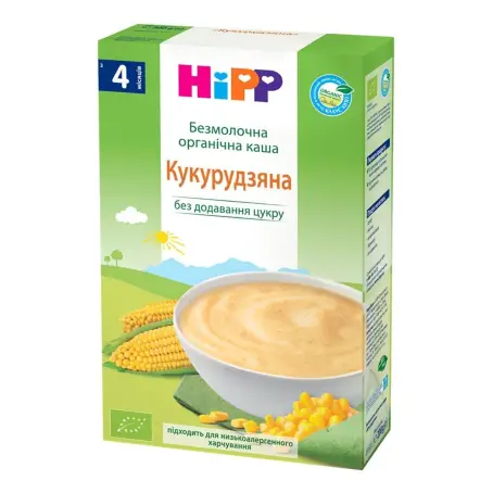 КАША Б/МОЛОЧН. HIPP Кукурудзяна органіч. 4+ міс. 200 г