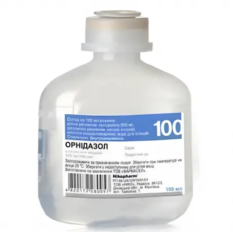 Орнидазол раствор для инфузий 0,5%, 100 мл