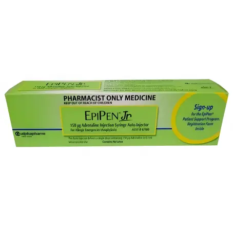 Епіпен Юніор 0.15мг/доза 2 мл у шприці №1 розчин для ін'єкцій