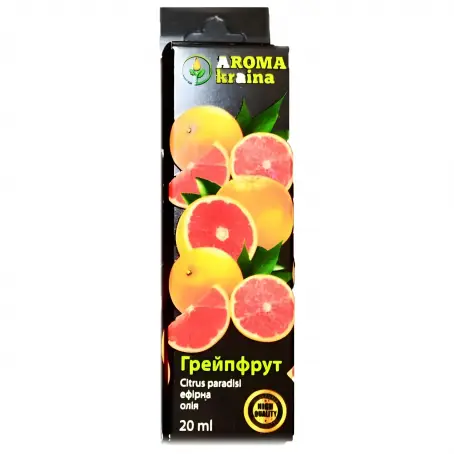 ОЛІЯ ЕФІРНА ГРЕЙПФРУТ AROMA KRAINA 20 мл