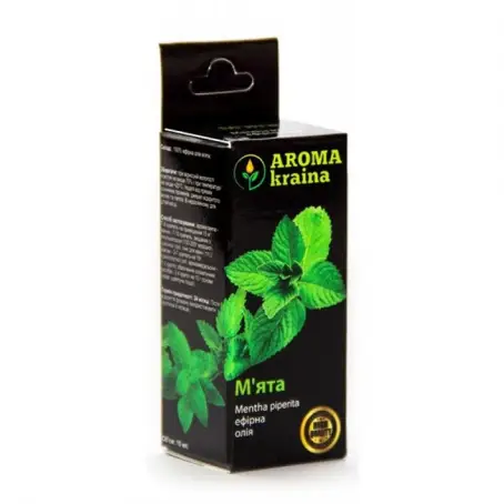 ОЛІЯ ЕФІРНА М'ЯТА AROMA KRAINA 20 мл