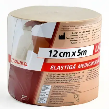 Бинт эластичный медицинский Lauma Latex Free, модель 2, 12 см х 5 м