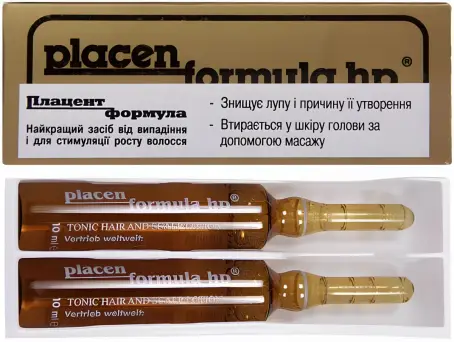 Плацент Формула 10 мл №2 средство для волос