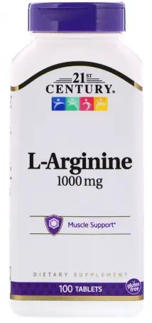 CENTURY L-АРГИНИН 1000 мг №100 табл.