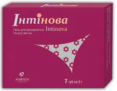 Інтинова гель косметичний вагінальний по 40 г, 7 шт.