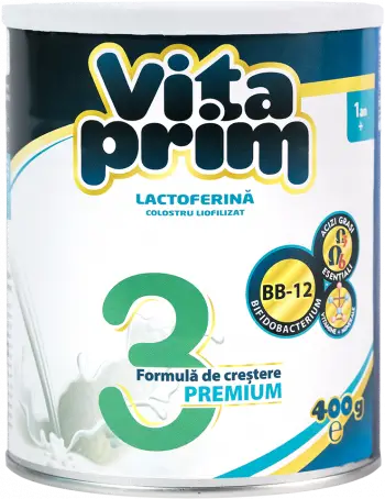 Молочная смесь VITAPRIM3 Premium с лактоферрином, с 1 года, 400 г